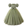 hot-selling dresses for girls, flower girls, wedding dresses, accessible luxury, niche, simple mesh, children's catwalk host costumes