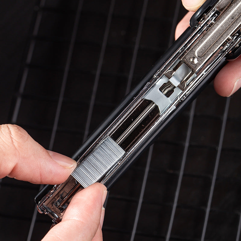 Deli 0221 Stapler No. 10 Stapling Machine Labor-saving 12-page Office Stapler Stapler Stationery Wholesale