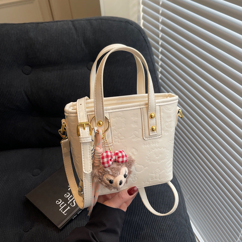 Foreign trade is popular this year, small bags for women 2025 new versatile bucket bags, Korean version commuter shoulder messenger handbag