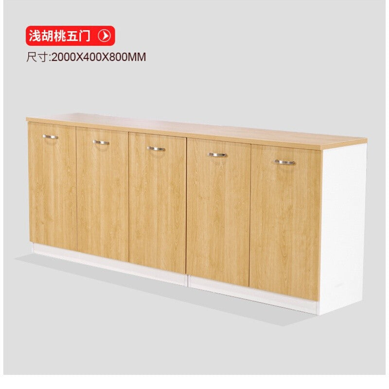 Low cabinet storage unit, minimalist modern office furniture, wooden low cabinet, office cabinet, file cabinet set