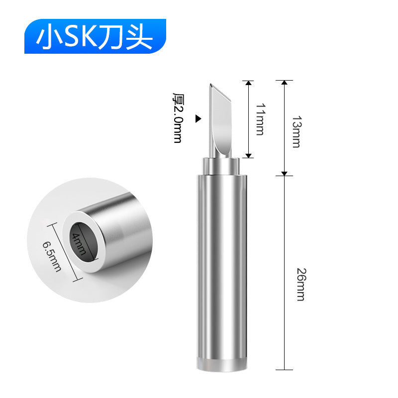 900 internal heating Luo iron head, factory direct wholesale, knife head curved tip fast electric soldering iron solder