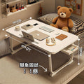 Bedside desk folding small table student dormitory writing desk dorm room essential laptop table assembly-free