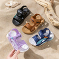 Kids' sandals: new  summer collection - non-slip, soft-soled, velcro-closure sandals for girls (toddler to big kid) - perfect for beach and everyday wear
