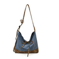 2025 new autumn/winter fashion commuter shoulder bag, popular leopard print crossbody bag, versatile tote bag, high-value design