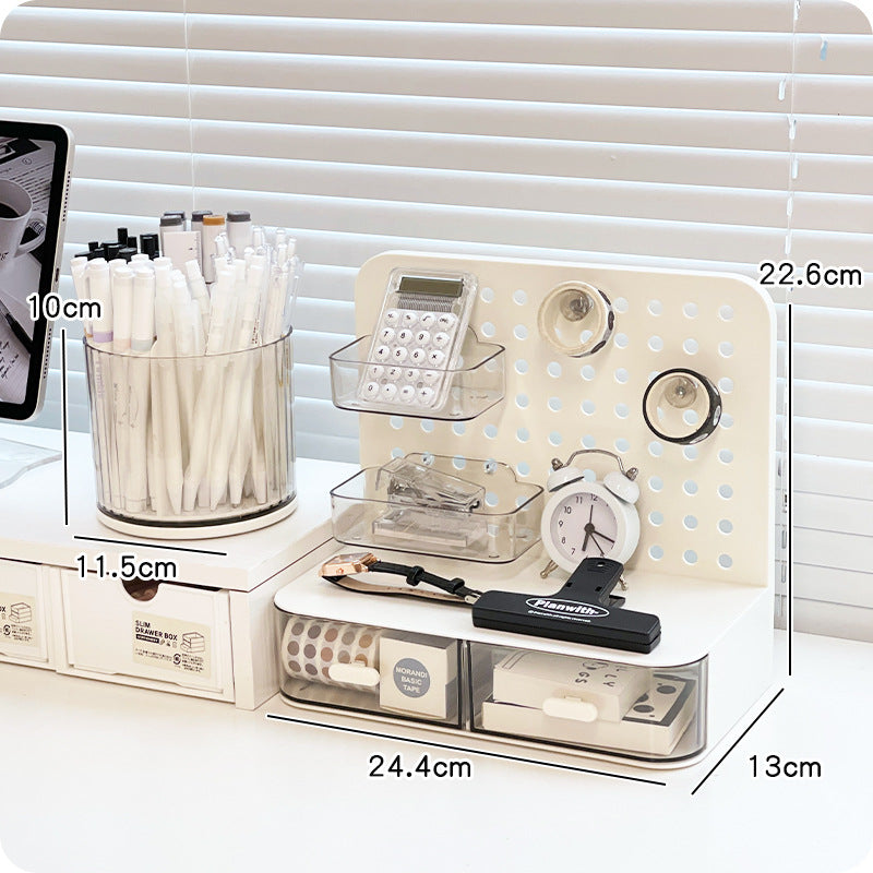 Storage box, drawer rack, office desktop desk, workstation, good things, women's hole board, finishing and remodeling artifact