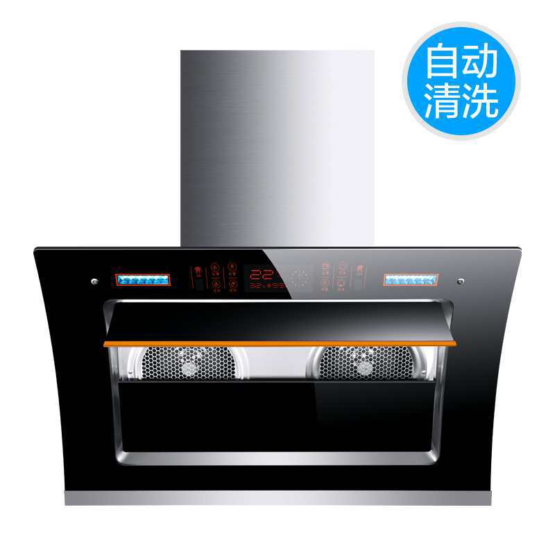Wholesale dual motor range hood for home kitchen, high suction side-exhaust small wall-mounted cooker hood