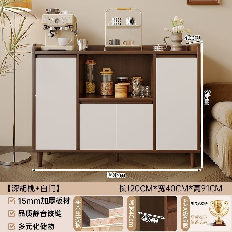 Sideboard storage cabinet, wall-mounted integrated cabinet, for home wall-mounted tea cabinet, coffee cabinet, living room locker, meal preparation cabinet