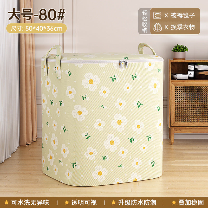 Quilt storage bag, quilt packing and finishing, household large-capacity waterproof and moisture-proof clothes, clothing moving and packing artifact