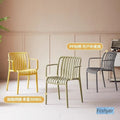 Langyujia outdoor chair casual scandinavian back plastic chair chair restaurant dining chair new arrival summer  plastic