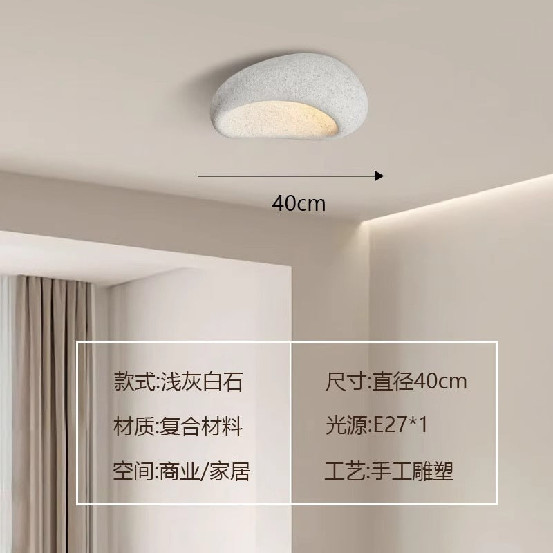 Ceiling light Japanese wabi-sabi wind retro industrial wind bedroom light room lighting designer