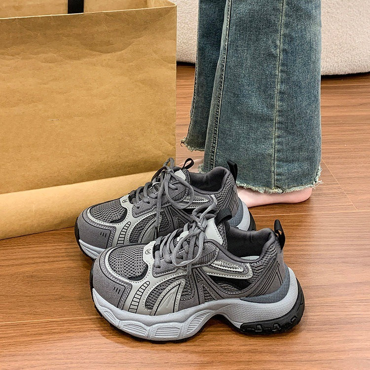 Thick soleplatform shoes dad shoes for women 2026springnew arrivaleasiest for matchcasual sneakers petites show tall women's shoes