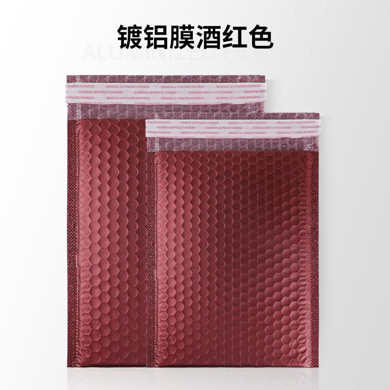 Aluminized film bubble envelope bag Thickened self-adhesive foam bag Spot gold and silver laser bubble bag Manufacturer wholesale