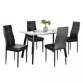 export glass dining table, suitable for home living rooms, small apartments, accommodating 4-6 people. rectangular tempered glass dining table for international trade