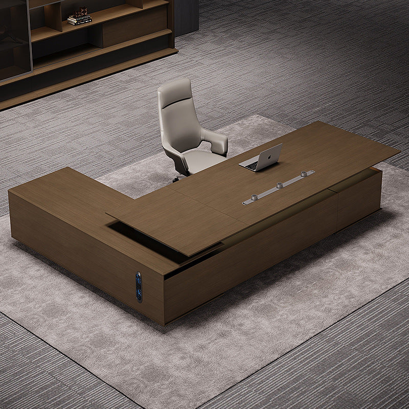 High-end executive desk, office desk, boss desk, minimalist modern light luxury ceo desk, office desk and chair set