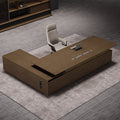 High-end executive desk, office desk, boss desk, minimalist modern light luxury ceo desk, office desk and chair set
