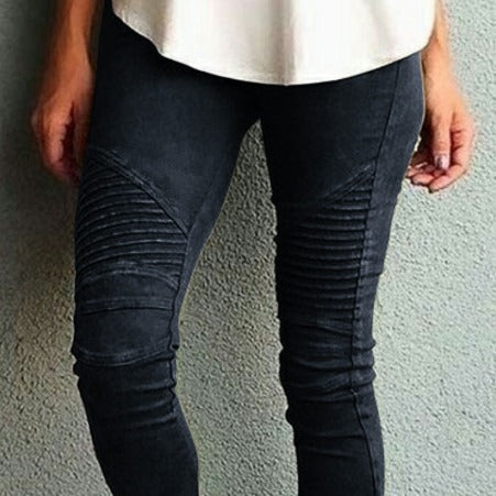 2025ebay fashion women's fashioncasualsilm tight elastic pants in stock