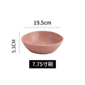 Irregular shaped bowls & plates - home ceramic salad bowl - nordic style shallow soup plate - matte minimalist flat plate - breakfast plate