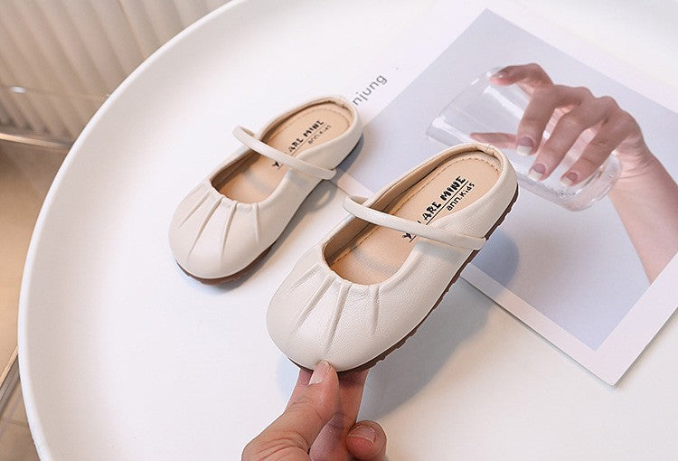 Girls' summer slippers: new slip-on, princess-style, closed-toe sandals for girls - fashionable soft-soled outdoor slides