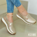 plus size women's shoes  spring/autumn korean style chunky platform loafers versatile slip-on casual sneakers wholesale