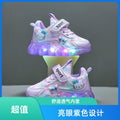 Light-up baby girl shoes, girls' sneakers, soft sole,  spring/autumn new style, mesh, hello kitty, dropshipping available