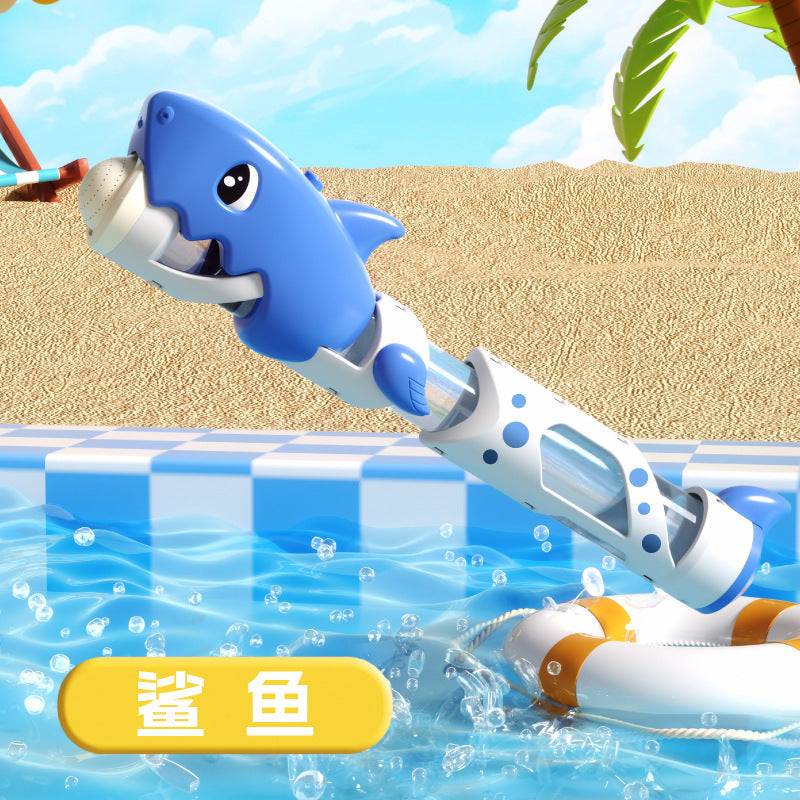 Kids' diy fireworks water gun air powered soft bullet 3-in-1 animal toy gun - new cross-border model