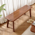 Scandinavian solid wood bench living room dining table stool modern accessible luxury log bench bed end shoe changing stool sofa tea table stool