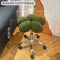Bedroom high-looking dressing table stool new arrival popular makeup stool girl accessible luxury petal chair backrest fabric