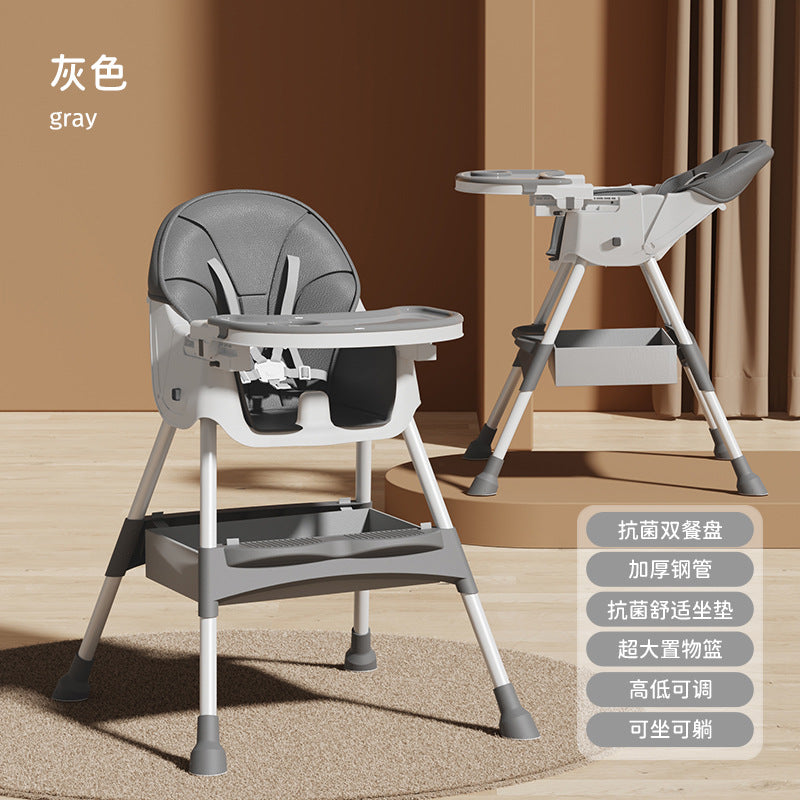 Baby Dining Chair Eating Multifunctional Foldable Baby Chair Household Portable Baby Dining Table Seat Children's Dining Table