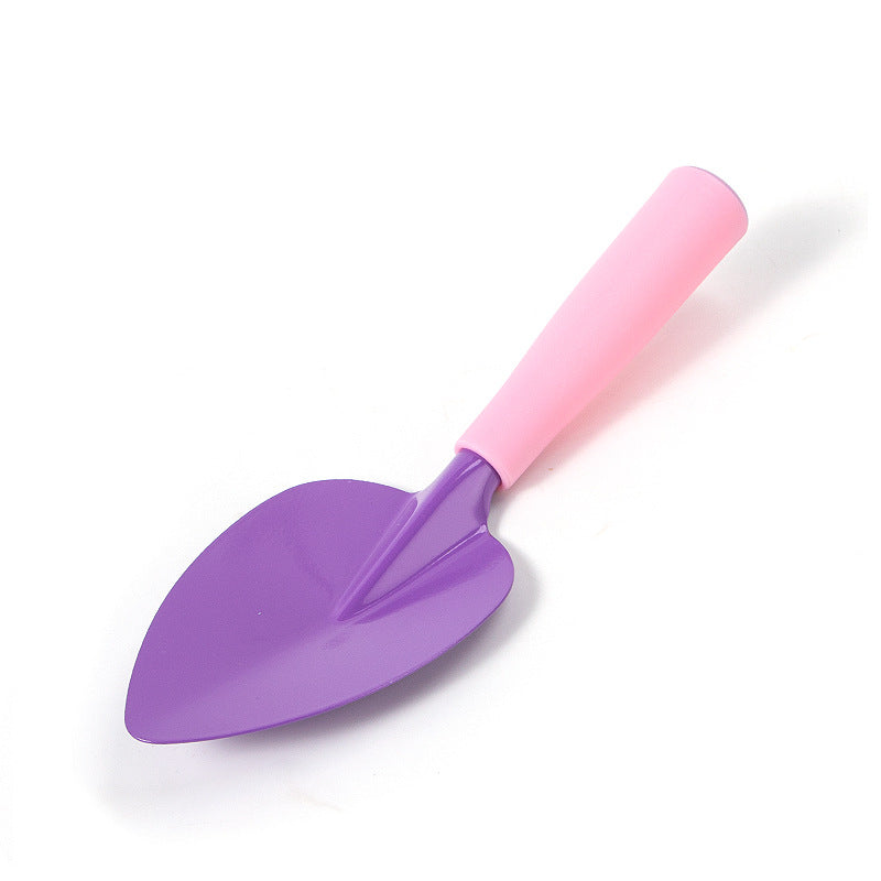 Children's gardening tools beach sand digging small shovel spade potted plant planting garden iron pull outdoor push snow shovel plastic