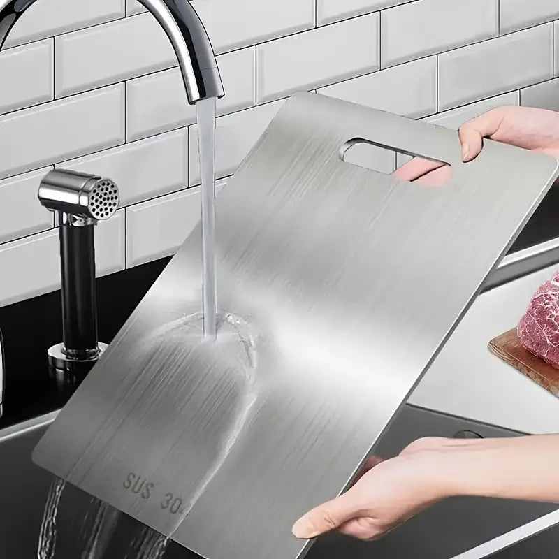 thickened 304 stainless steel cutting board kitchen chopping board fruit board panel rolling board chopping board factory