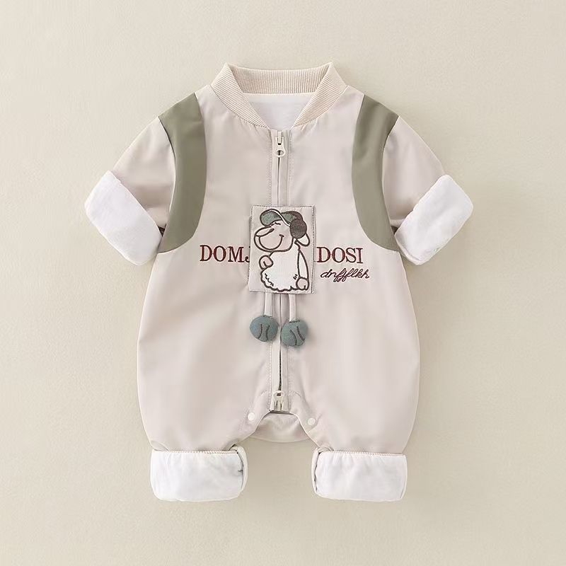 Autumn baby onesie, spring and autumn baby clothes, romper, windbreaker, spring and autumn jacket, outdoor outfit, stylish baby clothes