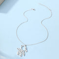 Wholesale disco sweater chains, european and american cross-border jewelry, astronaut stainless steel necklaces, unisex versatile chokers