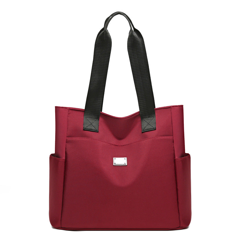 Trendy tote bag - large capacity women's travel shoulder bag - 2023 new cross-border oxford cloth bag wholesale