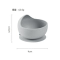 Gray dinner bowl