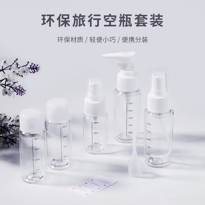 Keqi pet travel refill bottle outdoor empty bottle travel suit bottle portable refill lotion spray bottle excellent skin care