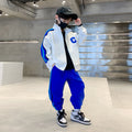 Boys' fall outfit set  new style, mid-to-large children's spring/autumn tracksuit, stylish kids' spring fashion clothing wholesale