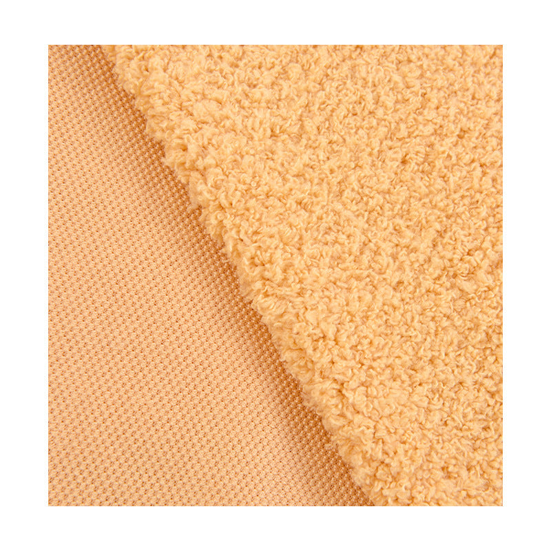 Single-sided cloud flannel material, beautiful velvet autumn and winter plush toys, homewear, pajamas, throw pillows, pet nests, flannel fabric