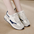 plus size women's shoes new arrival leather sneakers women's k-styleeasiest for matchflatscasual soft bottom running dad shoes