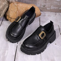 spring/autumn new arrival: thick-soled loafers for cross-border e-commerce. plus sizes available. price difference: $0.67. wholesale options available. dropshipping to  and