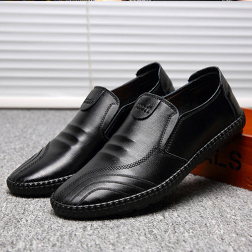 Tiktok viral new men's formal leather shoes - business casual, stylish, minimalist slip-on loafers - dropshipping available