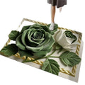 rose diatom mud floor mat bathroom absorbent mat entrance door mat bathroom door quick-drying mat non-slip foot mat