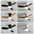 Ceiling fan light - nordic style for dining room, bedroom, children's room, and living room - inverter home use with integrated electric fan