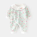 Babibele baby rompers - seamless bodysuits, autumn/winter pure cotton newborn monk suits, crawling suits, spring/autumn clothes