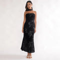 C7671 cross-border   fashion women's summer elegant sexy slim-fit backless dress