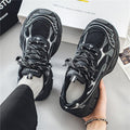Spring men's new breathable mesh athletic shoes - trendy, versatile, thick-soled, non-slip casual running dad shoes