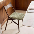 Nordic medieval designer creative for home small apartment soft pack dining chair solid wood chair cat ear chair single back chair
