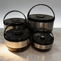 4pcs big size food warmer cross-border foreign trade large capacity insulated lunch box 3l-6l-9l-12l