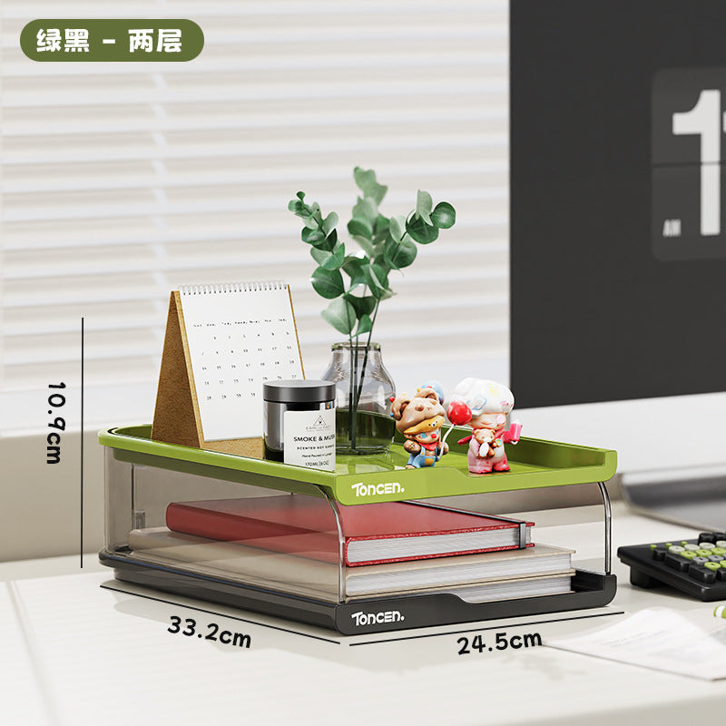 Desktop Bookshelf Desk Storage Shelf Desk Book Storage Shelf Desk Documents Children's Picture Book Box Cross-border