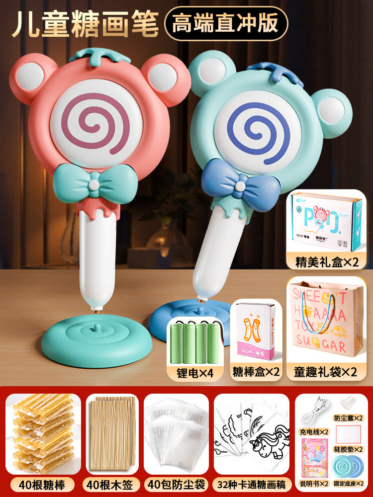 Children's day sugar painting pen suit delicious sugar painting pen edible 3d printing sugarization pen diy handmade stall