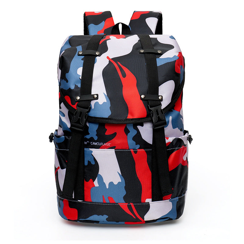 New men's fashion and simplicity travel backpack casual computer outdoor backpack middle school student backpack